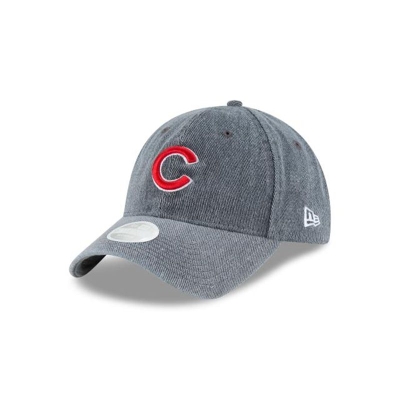 Chicago Cubs Gorra | New Era MLB Faded Denim 9twenty Adjustable Cap Mexico - Grises